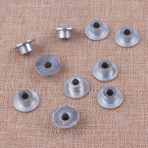 LETAOSK New 10pcs Brake Handle Bushing Sleeve Spacer Washer Silver 503775201 Fit For Husqvarna 362 365 371 372 372XP Chainsaws