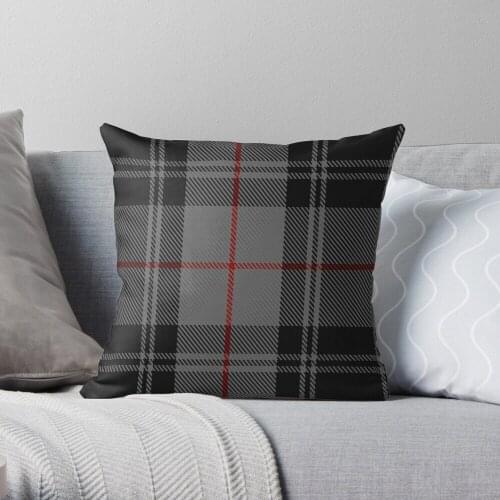 02913 Moffat FamilyClan Tartan Throw Pillow Cushion Cover Polyester Throw Pillows Case On Sofa Home Car Seat Decor