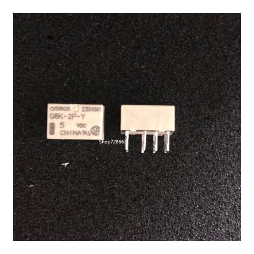 100teile/los Neue und ursprüngliche Signal Relais G6K-2P-Y 5VDC 8PIN 2 AUF 2 Geschlossen