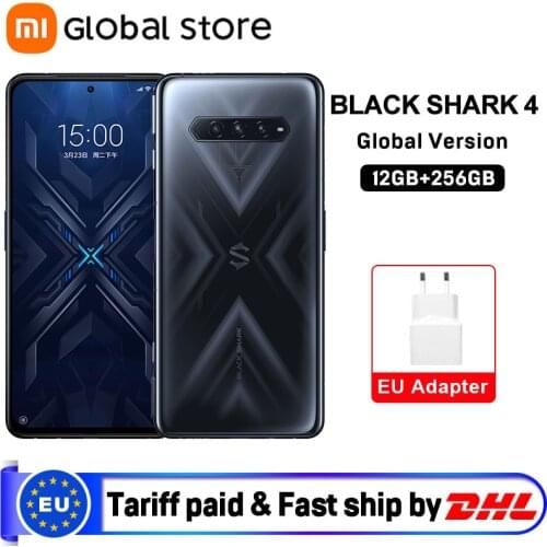 2021 Black Shark 4 12GB 256GB Smartphone Snapdragon 870 144Hz Refresh Rate E4 AMOLED Screen DC Dimming UFS 3.1