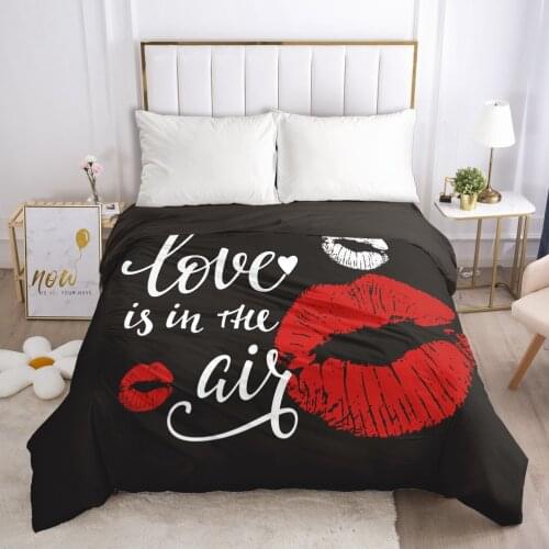 3D Duvet Cover Bedding Comforter/Quilt/Blanket Cover With Zipper Queen/King Size 220x240/220x220 Custom Toee Kiss