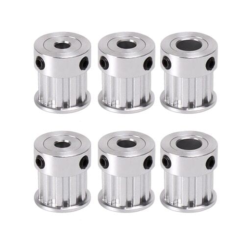 5Pcs Aluminum 10mm Width 10 Tooth Teeth XL Timing Drive Pulley Pully Wheels Gear For 3D Printer Bore=5mm/6mm/8mm