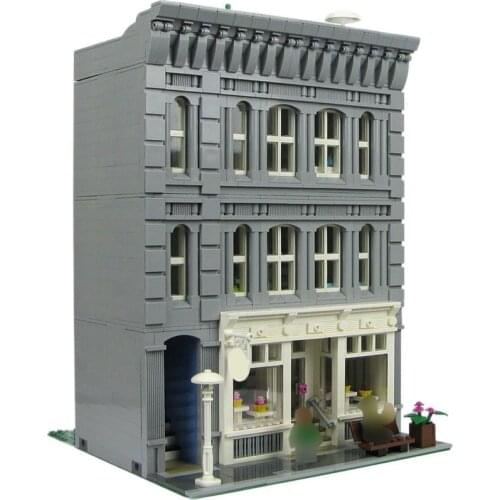 Buildmoc Lion Heart Hotel City Guest HouseModel Build Blocks Girls Friends Bricks Compatible with lepings Figures Toys Children