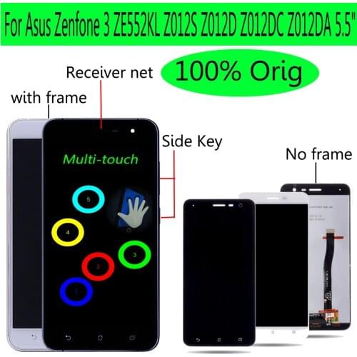 Shyueda Orig 5.5 For Asus Zenfone 3 ZE552KL Z012S Z012D Z012DC Z012DA LCD Display Touch Screen Digitizer With Frame & Tools