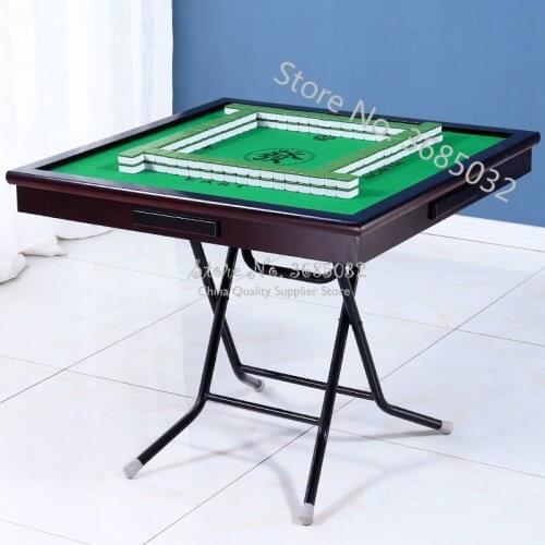 Folding Mahjong Table Home Simple Chess Table Intelligent Poker Tables Ruleta Chupitos Practical Fieltro Verde Entertainment