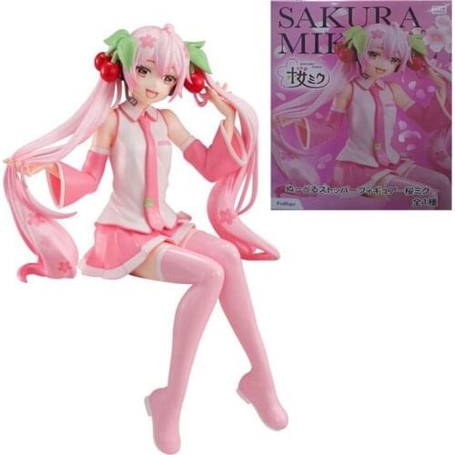 Furyu Hatsune Cherry Miku Garage Kit Pvc Assembly Model Western Animiation Action Figure Kids Toys