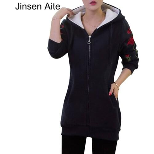 Jinsen Aite Women's Sweaters With A Zipper