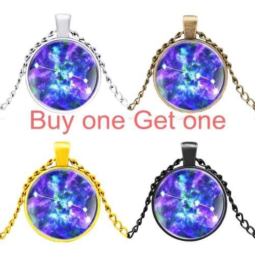 Classic Divination Black Design Glass Dome Unique Pendant Necklace Men Women Jewelry Accessories Gifts