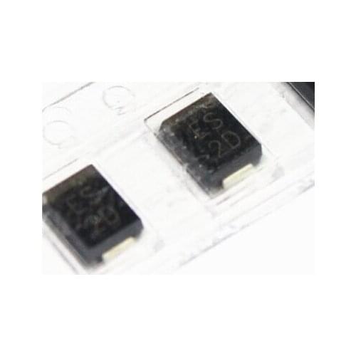 ES2D SMB 2A 200V FAST RECOVRY SILICON RECTIFIER IC x100PCS FREE SHIPPING