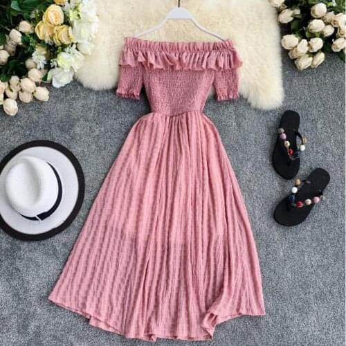 Luvsecmin Solid Summer Dresses