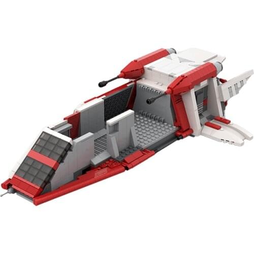 Republic Troop Soldiers Transport Spacecraft Car Building Blocks Kit Space Wars Vehicle Model MOC Toy Children Birthday Gift