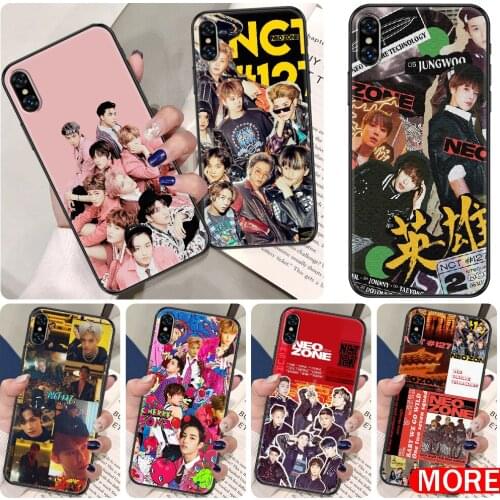 NCT 127 Neo Zone Phone Case For iphone 5 5S SE 2 6 6S 7 8 11 12 Mini Plus X XS XR Pro Max black soft back 3D cover fashion