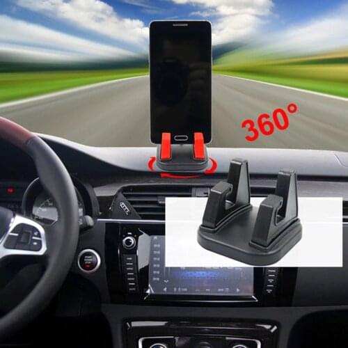 2021 New Car Phone Holder Dashoboard Smartphone Stand 360 Degree Rotation Gear Bottom Design Universal For Phones Support In Car