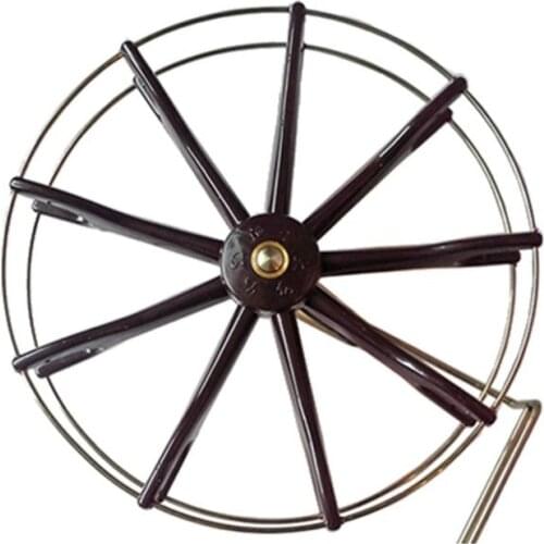 NEW Portable Stainless Steel Eight Trigram Fish Spooler Hand Fishing Gear Reel Line Winder Feeder With Ceramic Guide Eye