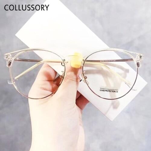 10pcs Bue Light Blocking Glasses Men Women Anti Blue Light Glasses Computer Anti Radiation Glasses Clear Large Round Wholesale