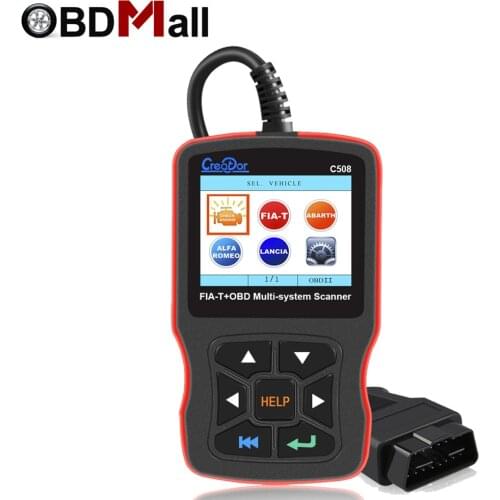 Original Creator C508 OBDII/EOBD Scanner for FIAT/Alfa/Abrath/Lancia Airbag/ABS Diagnostic Car OBD2 scanner diagnostic auto tool