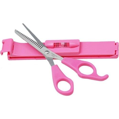 Women Girls Professional Hair Cutting Leveler Bangs Clipper Guide Tools Set Home DIY Hairdressing Scissor Ruler Styling Kit