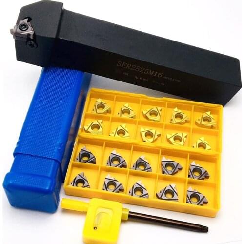 SER2525M16 SEL2525M16 external thread turning tool CNC tool holder MMT 16ER carbide insert milling insert