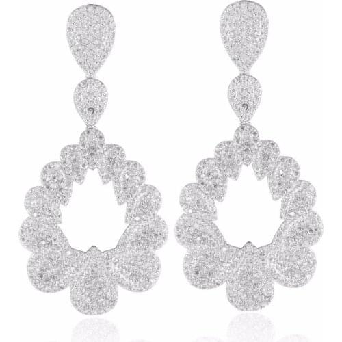 GrayBirds Luxury Drop Earring AAA Cubic Zirconia Earring For Women Free Allergy Lead Free Vintage Jewelry MLE029