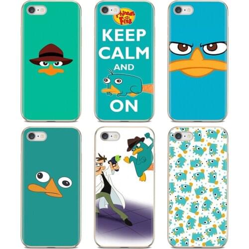 For Samsung Galaxy S10E S20 FE Note 10 20 Edge Lite Plus Ultra Alpha Core Prime Cartoon Perry The Platypus Art Silicone Housing