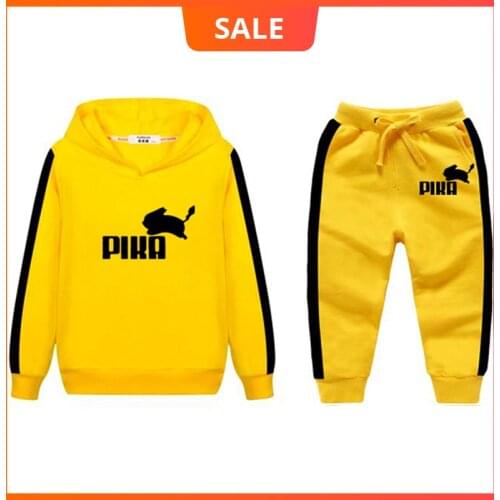 2021 Spring Unisex Clothing Set Girls Clothes Jacket Kids Hoodies Pants Kids Tracksuit For Teen Boy Hooded Sets Sport Pants Suit