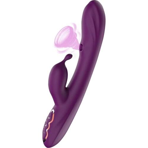 G Spot Rabbit Dildo Vibrators Rabbit Vibrator 7 Speed Silicone Waterproof Clitoris Stimulator Vagina Massager Sex Toys for Wome