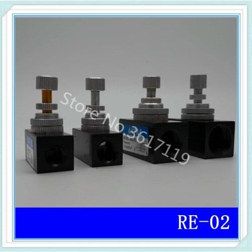 10PCS/LOT RE-02 1/4 Flow Control Valve Throttle Regulator