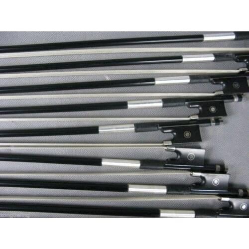 10pcs Best Strong black Carbon fiber violin bow 1/2 #7149