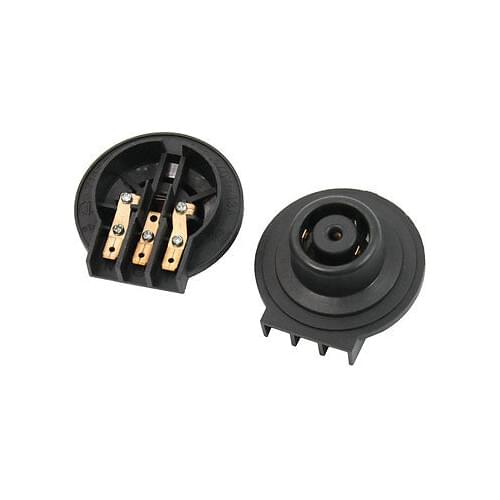 AC 100-240V 13A N.O 3 Pin Kettle Thermostat Temperature Controller Socket 2 PCS