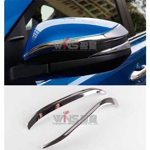 2013-2016 Chrome Door Mirror Trim Cover For Toyota RAV4 Decorative ABS Car Styling Tuning Accessories Chromium