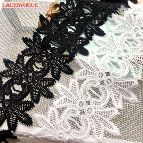 3meters 11cm Embroidery lace fabric Garment needlework sewing Patchwork DIY Handmade accessories Dress edge decoration 129