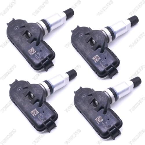 4PCS / Set Black Tire Pressure Sensor 52933-3V100 for Hyundai Ix35 Hyundai I40 Kia Sportage 434Mhz ABS+Metal