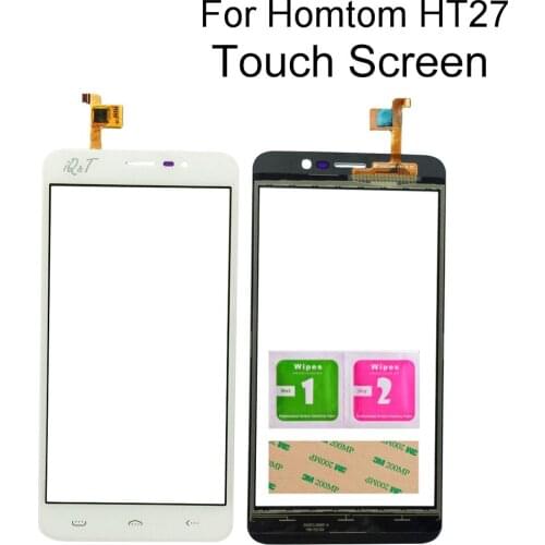 5.5" Mobile Touch Screen For Homtom HT27 Touch Screen TouchScreen Sensor Glass Panel Repair Touch Panel Tools 3M Glue