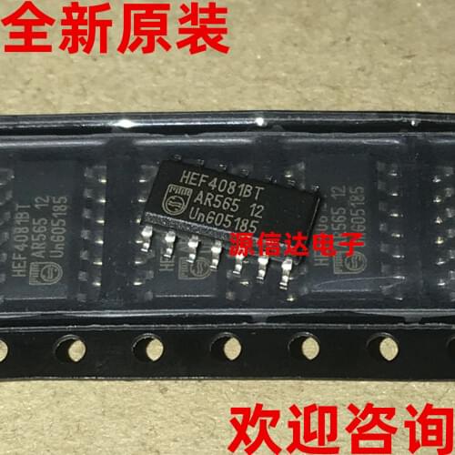 Brand new original HEF4081BT SOP-14 4-way 2-input and gate logic IC chip imported from stock