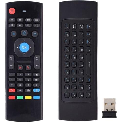 CES-MX3 Portable 2.4G Wireless Remote Control Keyboard Controller Air Mouse for Smart TV Android TV box mini PC HTPC