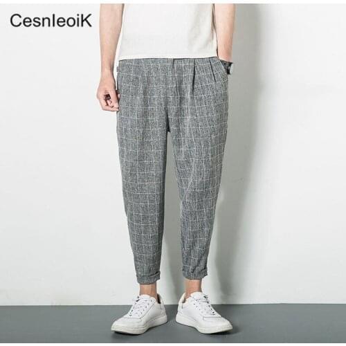 Мужские летние брюки CESNLEOIK China At AliExpress
