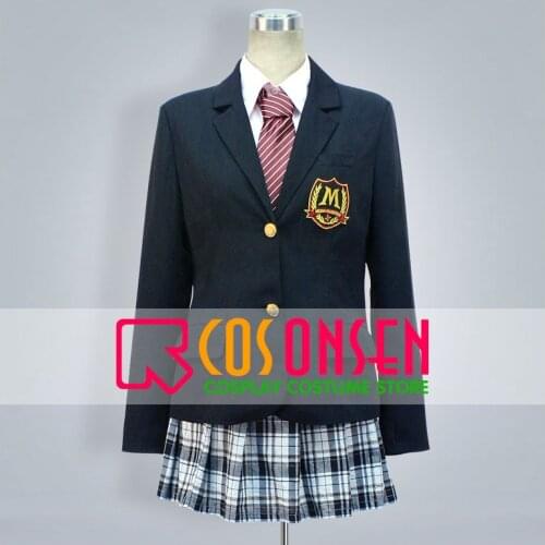 COSPLAYONSEN Misaki NO1!! Yui Sakurai Cosplay Costume Mido Academy Uniform All Size Custom Made