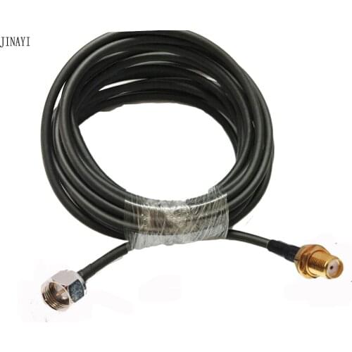F male to SMA Female Jack RF Pigtail Coaxial Cable RG58 50-3 3m 10m 15m 20m