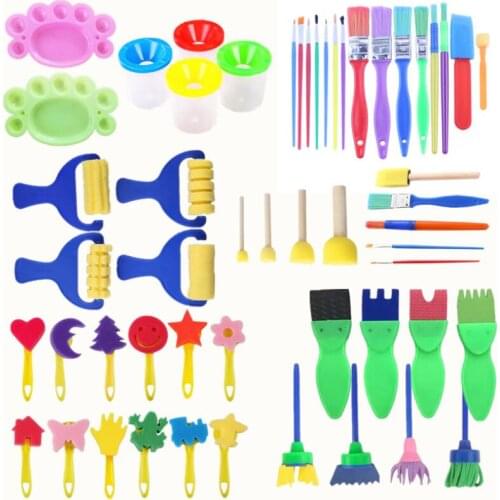 Sponge Seals Educational Toys for Children Kids Boys Girls Arts and Crafts Painting Learning Coloring Drawing Sets