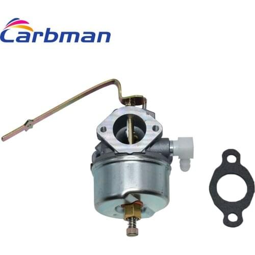 Carbman Carburetor with Gasket Carburador Fit for Tecumseh 631918 HS40 4HP HS50 5HP Lawn Mower Carb