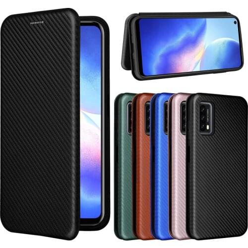 Carbon Fiber Flip Leather Case For Blackview A80 Pro A80S A90 A70 A100 BV6300 Pro BV5500 Card Holder Magnetic Case Coque Fundas