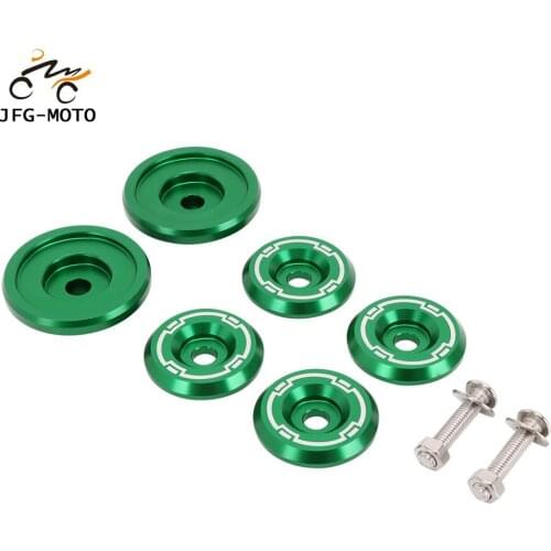 Motorcycle CNC Frame Caps Frame Hole Cover Plug Kit Decor Fairing Guard For Kawasaki Z900 Z 900 2017