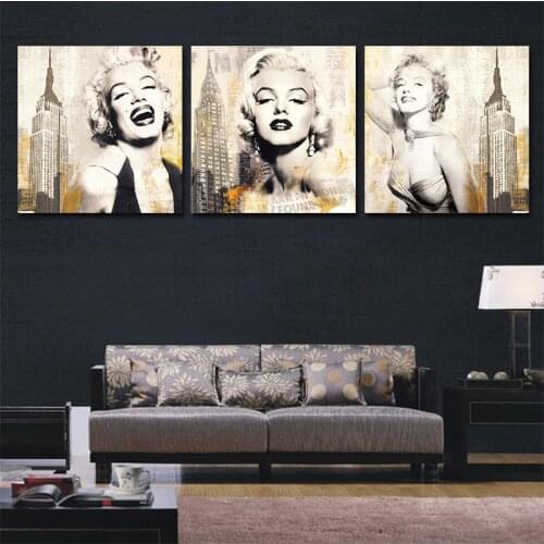 Marilyn Monroe poster movie modern wall pictures for living room canvas picture art painting home decor wall art canvas poster