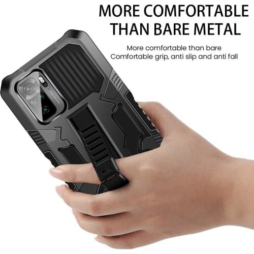 For Redmi Note 9 8 7 5 PRO Note9S 9T 9A 9C 8 7 6 8A 10X 6A 7A Invisible Bracket Anti-Fall Shockproof Phone Cover Case