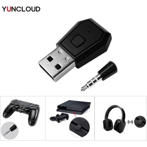 PS4 Bluetooth dongle USB BT 3.5mm adapter for Play Station Stable Performance Hooking of Bluetooth Earphone Speaker etc