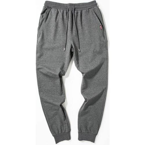 KKSKY Cotton Sport Pants Men Joggers Running SweatPants Male Winter Drawstring Sportswear Trousers Pants Hombre Oversized M-4XL