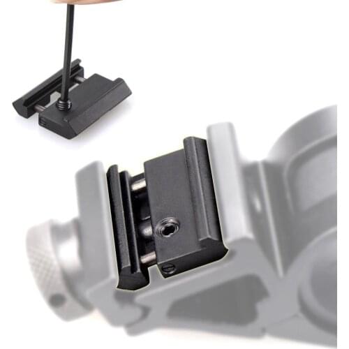 Tactical Mini Snap-in Conversion Mount 11mm Dovetail to Picatinny Rail Adaptor Rail Tools