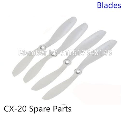 Cheerson CX-20 Spare Parts Propellers Blades For CX 20 2.4Ghz Remote Control RC Quadcopter RC Drone
