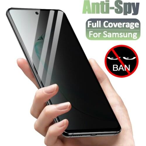Anti Spy Screen Protective Glass For Samsung A32 A21S A21 A20e A30 A20 A31 A41 A42 A40S A20s A10 A10s A10e A11 Privacy Protector