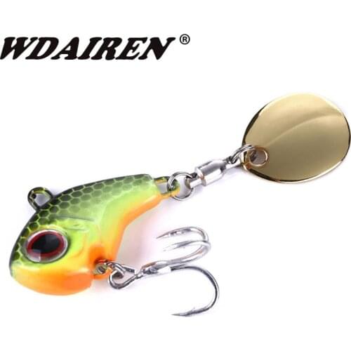 1Pcs Spinner Fishing Lures Wobblers Sequin Spoon Crankbaits Artifical Easy Shiner VIB Baits for Fly Fishing Trout Pesca Tackle